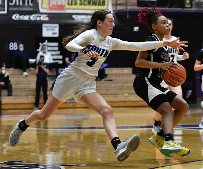 Benson South Medford girls basketball Taylor Balkom 54